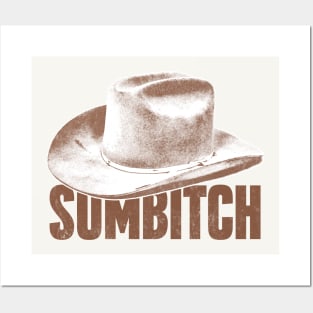 Sumbitch / Smokey & The Bandit Quote Design Posters and Art